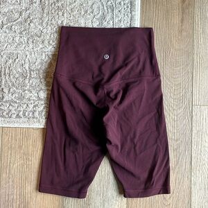 lulu align shorts super high rise 10”